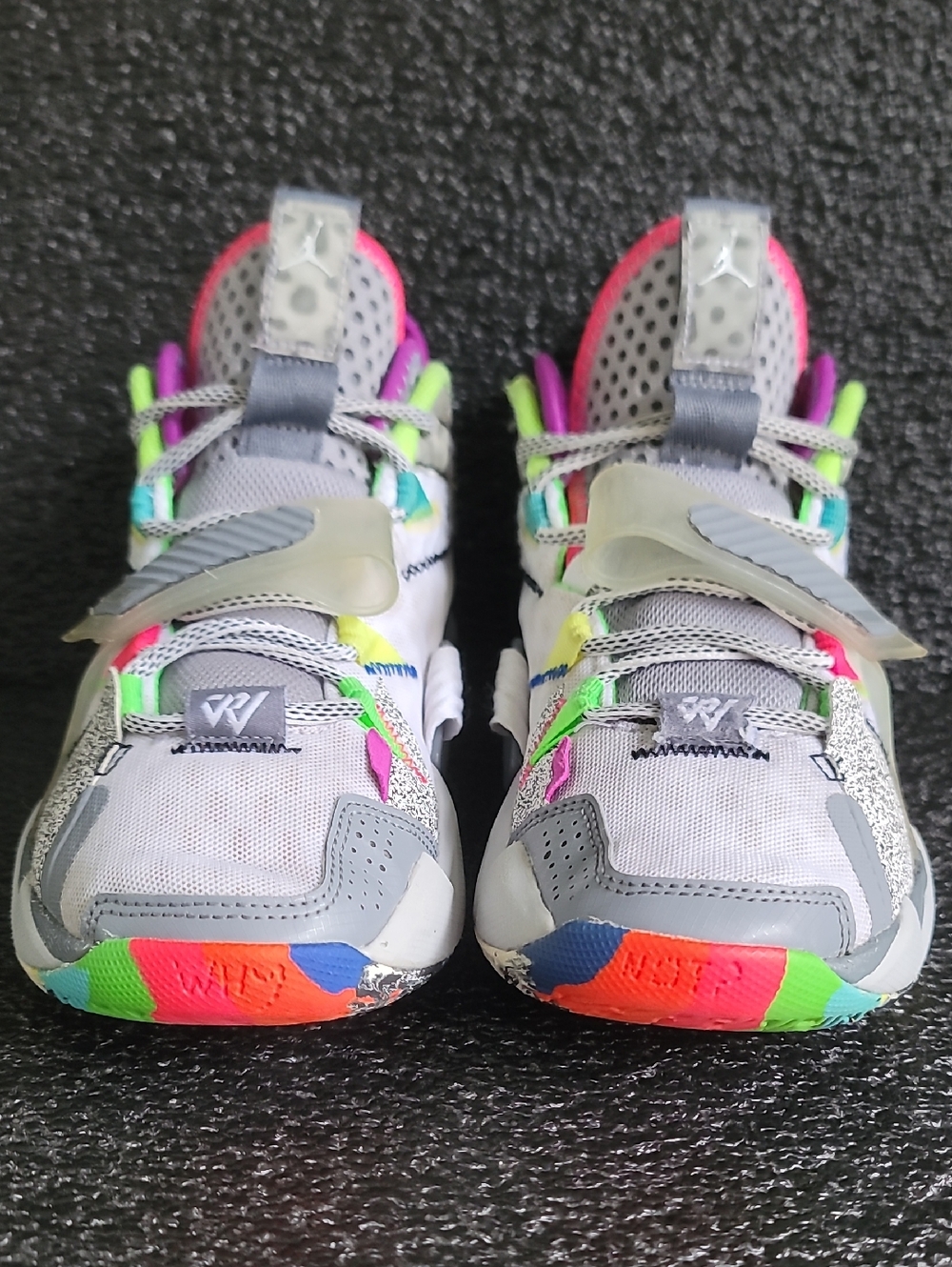 Nike Air Jordan 'Why Not' ZerO.3 Wmns 7.5 "Pink/Grey Fast Shipping - Picture 7 of 15